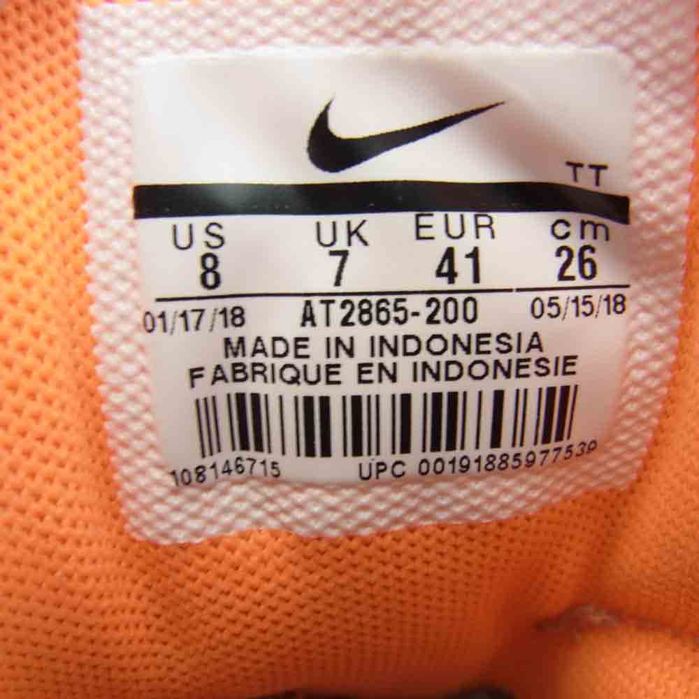NIKE ナイキ AT2865-200 Air Max 95 String/Total Orange エアマックス95 ストリング トータルオレンジ スニーカー カーキ系 26cm【中古】