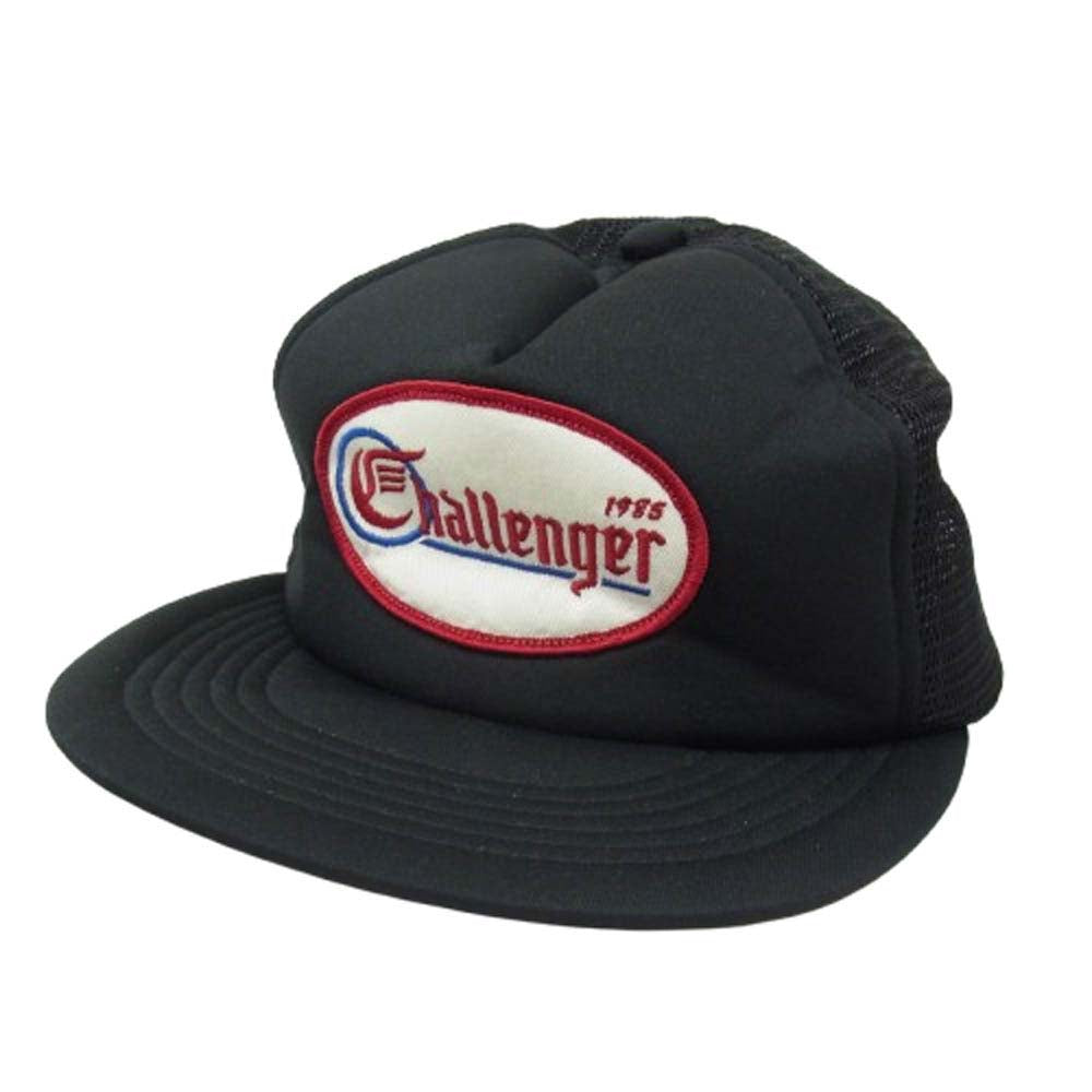CHALLENGER チャレンジャー 22SS PATCH CAP メッシュキャップ 帽子 ブラック系【美品】【中古】