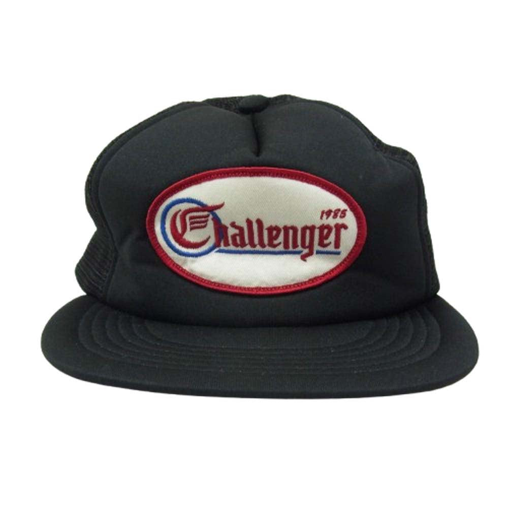 CHALLENGER チャレンジャー 22SS PATCH CAP メッシュキャップ 帽子 ブラック系【美品】【中古】