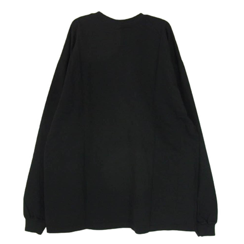 NEIGHBORHOOD ネイバーフッド 24SS 241PCNH-LT02 NH TEE LS-2 ロゴプリント ロングスリーブカットソー 長袖Tシャツ ブラック系 XL【新古品】【未使用】【中古】
