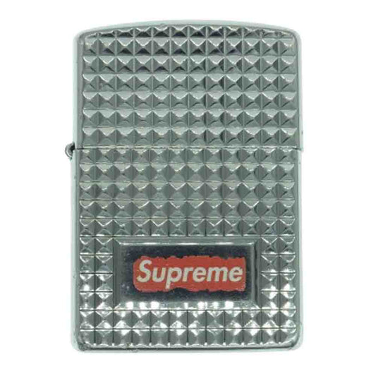 Supreme シュプリーム 17AW Zippo armor silver Diamond cut ジッポライター アーマー ダイヤモンドカット シルバー系【中古】