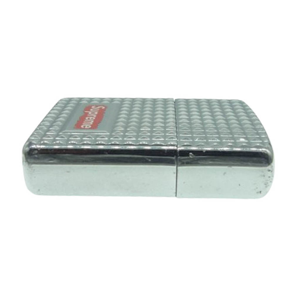 Supreme シュプリーム 17AW Zippo armor silver Diamond cut ジッポライター アーマー ダイヤモンドカット シルバー系【中古】