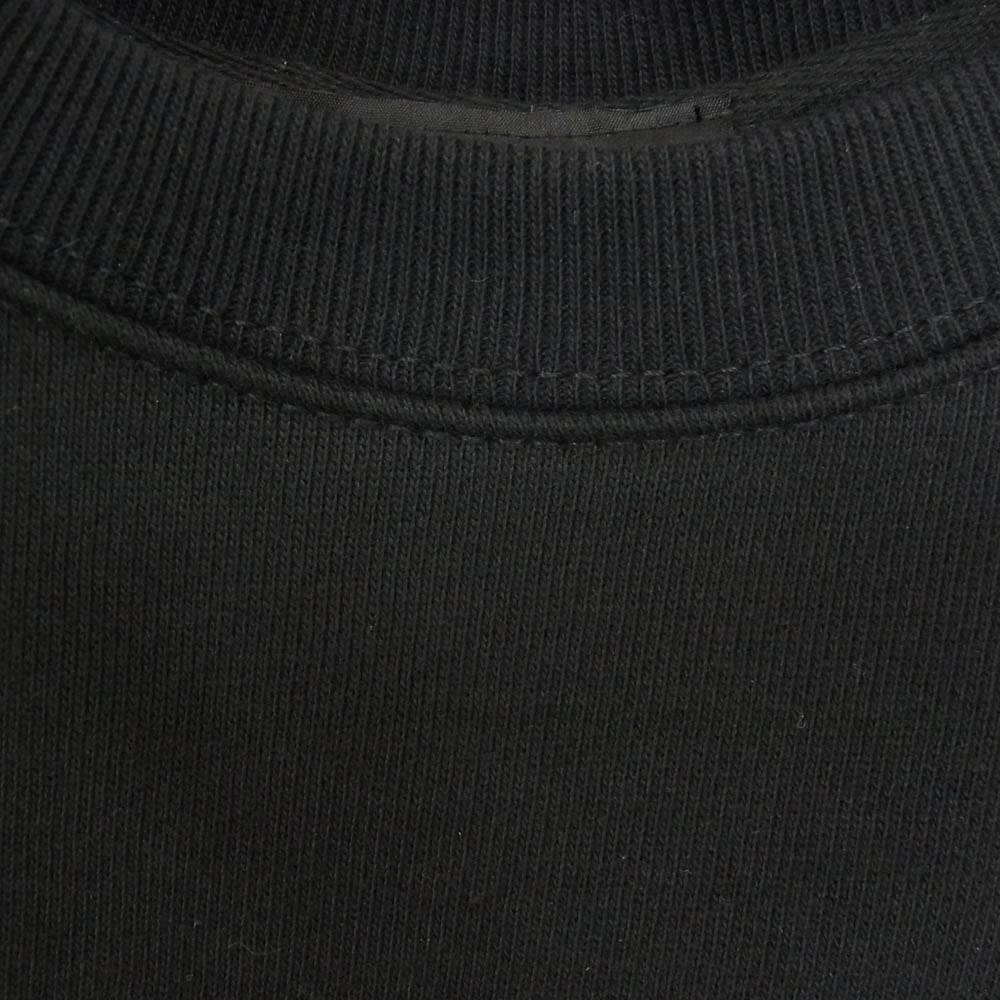 GABOR ガボール GABORATORY ガボラトリー Atelier Mark Embroidery Heavy Weight Sweatshirts  ロゴワッペン スウェット ブラック系 XL【極上美品】【中古】