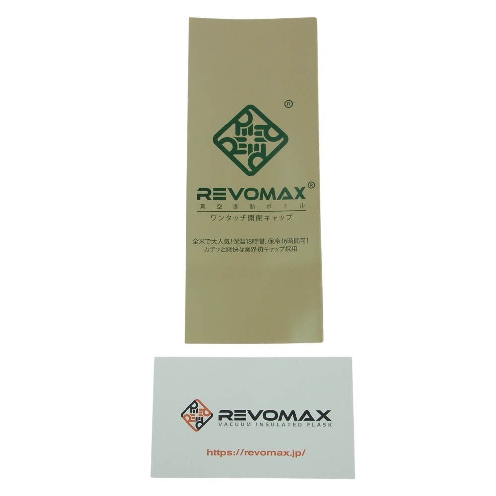 NEIGHBORHOOD ネイバーフッド 24222RXN-AC01 × REVOMAX VACUUM INSULATED OD ロゴプリント ワンタッチ ボトル 水筒 カーキ系【新古品】【未使用】【中古】