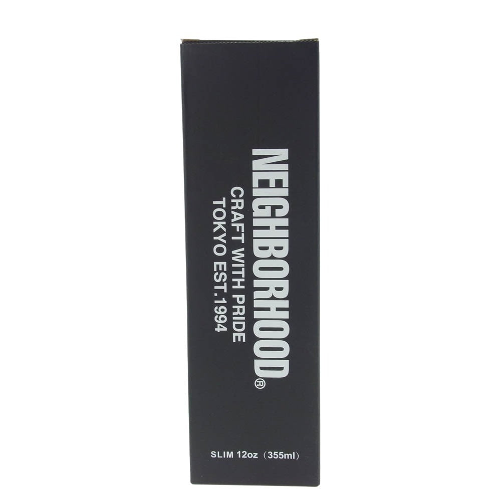 NEIGHBORHOOD ネイバーフッド 24222RXN-AC01 × REVOMAX VACUUM INSULATED OD ロゴプリント ワンタッチ ボトル 水筒 カーキ系【新古品】【未使用】【中古】