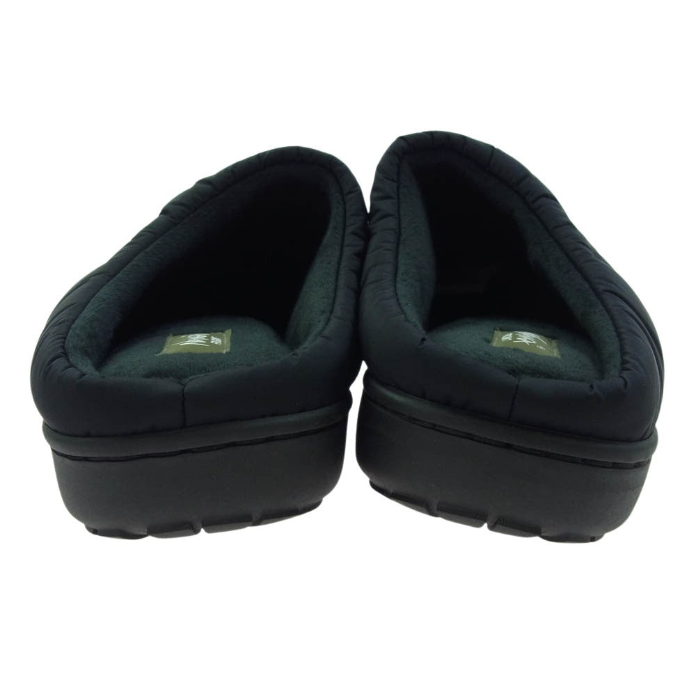 FRAGMENT DESIGN フラグメントデザイン × NANGA ナンガ × SUBU スブ winter sandal ウィンター サンダル ブラック系 26-27.5cm【新古品】【未使用】【中古】