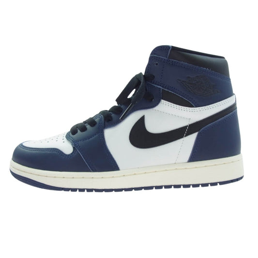 NIKE ナイキ DZ5485-401 Air Jordan 1 Retro High OG Midnight Navy AJ1 エアジョーダン レトロ ハイ ミッドナイトネイビー ネイビー系 27cm【新古品】【未使用】【中古】
