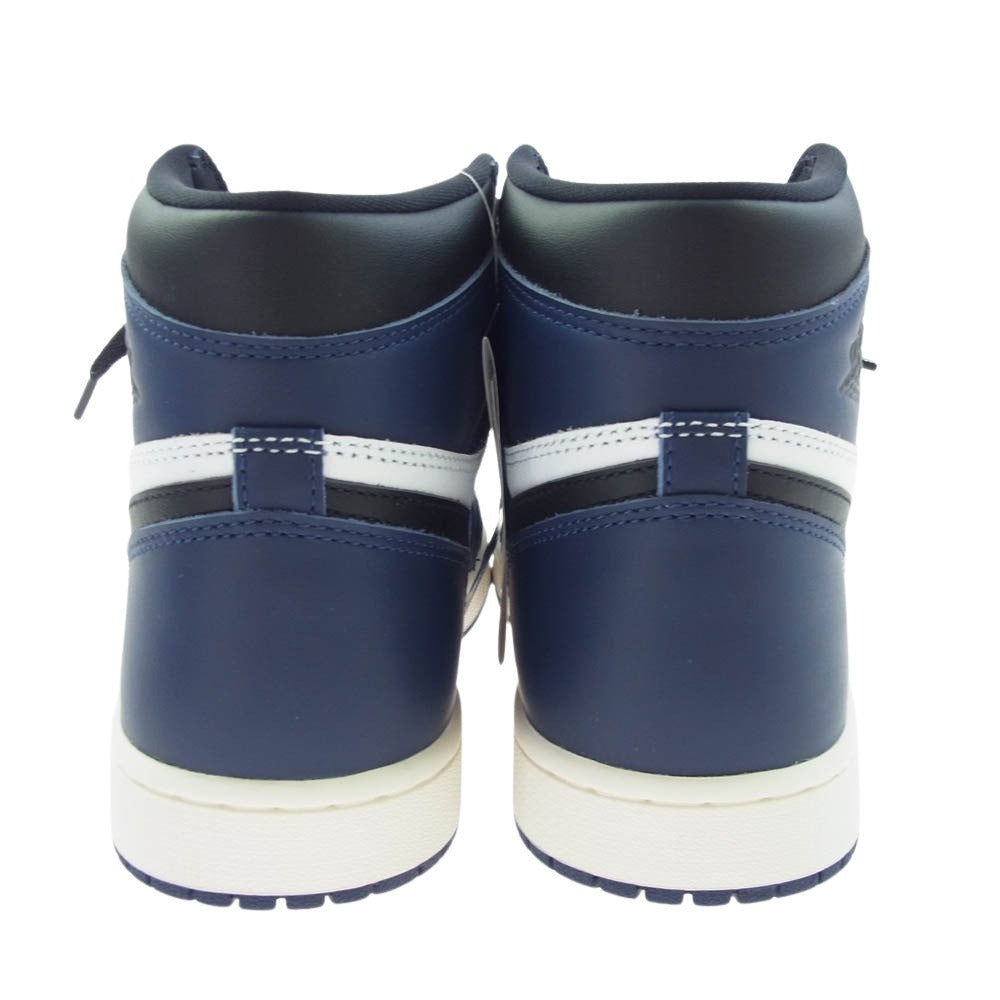 NIKE ナイキ DZ5485-401 Air Jordan 1 Retro High OG Midnight Navy AJ1 エアジョーダン レトロ ハイ ミッドナイトネイビー ネイビー系 27cm【新古品】【未使用】【中古】