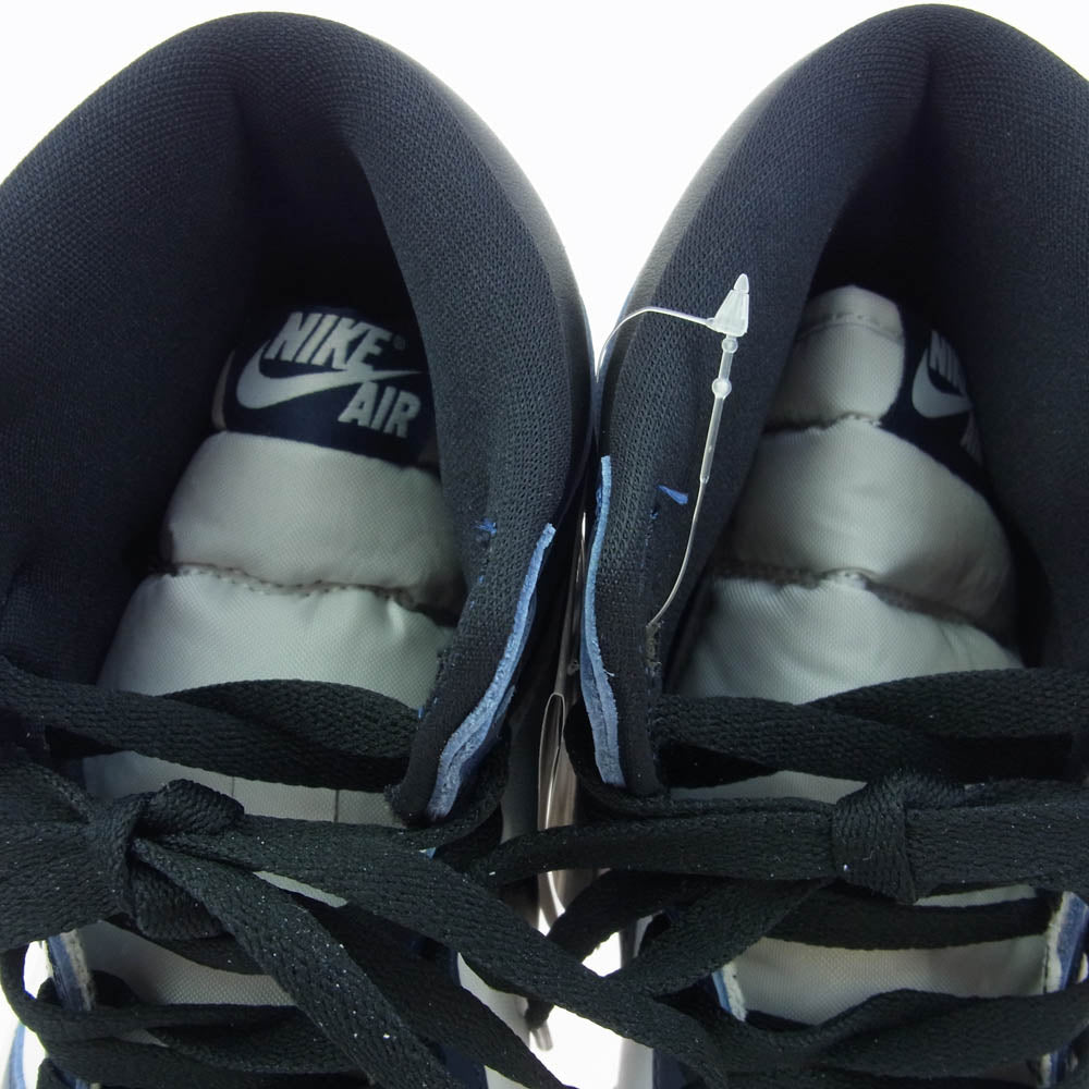NIKE ナイキ DZ5485-401 Air Jordan 1 Retro High OG Midnight Navy AJ1 エアジョーダン レトロ ハイ ミッドナイトネイビー ネイビー系 27cm【新古品】【未使用】【中古】