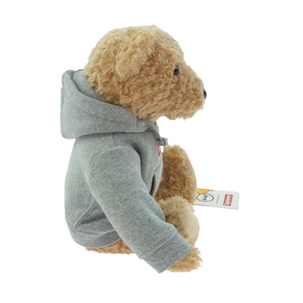 Supreme シュプリーム 18AW × Steiff シュタイフ Bear Heather Grey テディベア ぬいぐるみ ライトブラウン系 グレー系【極上美品】【中古】