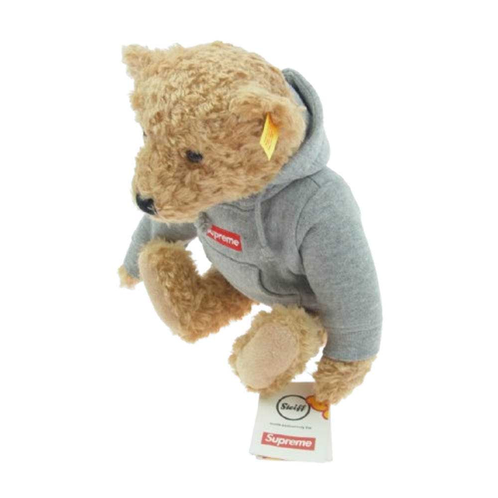 Supreme シュプリーム 18AW × Steiff シュタイフ Bear Heather Grey テディベア ぬいぐるみ ライトブラウン系 グレー系【極上美品】【中古】