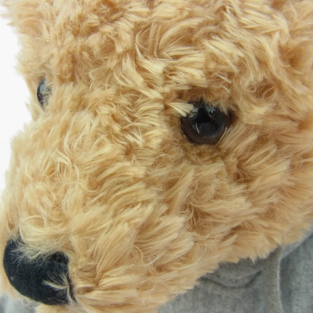 Supreme シュプリーム 18AW × Steiff シュタイフ Bear Heather Grey テディベア ぬいぐるみ ライトブラウン系 グレー系【極上美品】【中古】