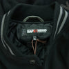 A BATHING APE アベイシングエイプ 1K73-141-904 × NEIGHBORHOOD ネイバーフッド Varsity Jacket バーシティジャケット スタジャン ブラック系 XL【美品】【中古】