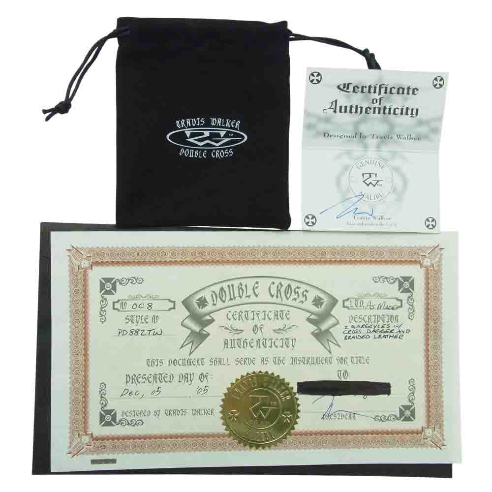 TRAVIS WALKER トラヴィスワーカー ギャランティ付属 CROSS DAGGER