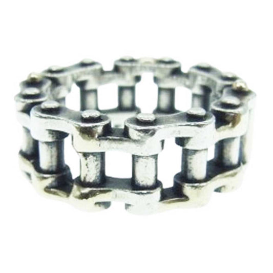 TRAVIS WALKER トラヴィスワーカー ドライブチェーンリング 18K ロウカスタム リング シルバー系【中古】