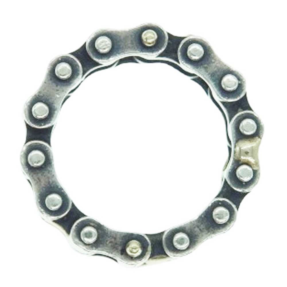 TRAVIS WALKER トラヴィスワーカー ドライブチェーンリング 18K ロウカスタム リング シルバー系【中古】