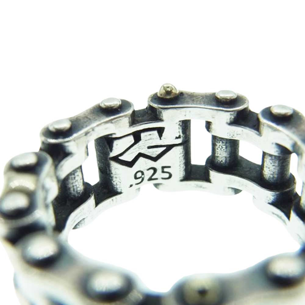 TRAVIS WALKER トラヴィスワーカー ドライブチェーンリング 18K ロウカスタム リング シルバー系【中古】