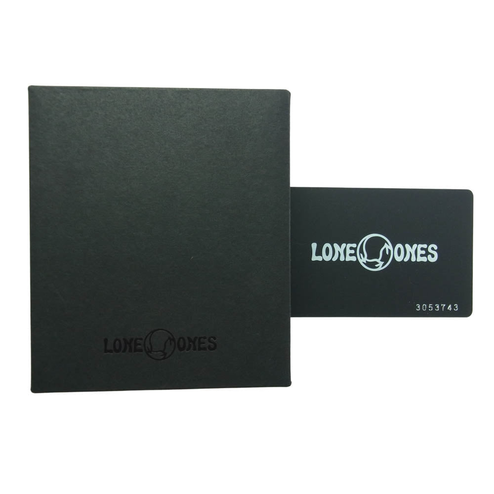 LONE ONES ロンワンズ MFB-0023-B 販売証明カード付属 クレーン ウィズ 1クレーン ベル ブレスレット M シルバー系【中古】