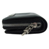 CHROME HEARTS クロムハーツ（原本有） SQ ZIP BILL スクエアジップビル ダガージップ レザーウォレット 財布 ブラック系 シルバー系【中古】