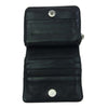 CHROME HEARTS クロムハーツ（原本有） SQ ZIP BILL スクエアジップビル ダガージップ レザーウォレット 財布 ブラック系 シルバー系【中古】