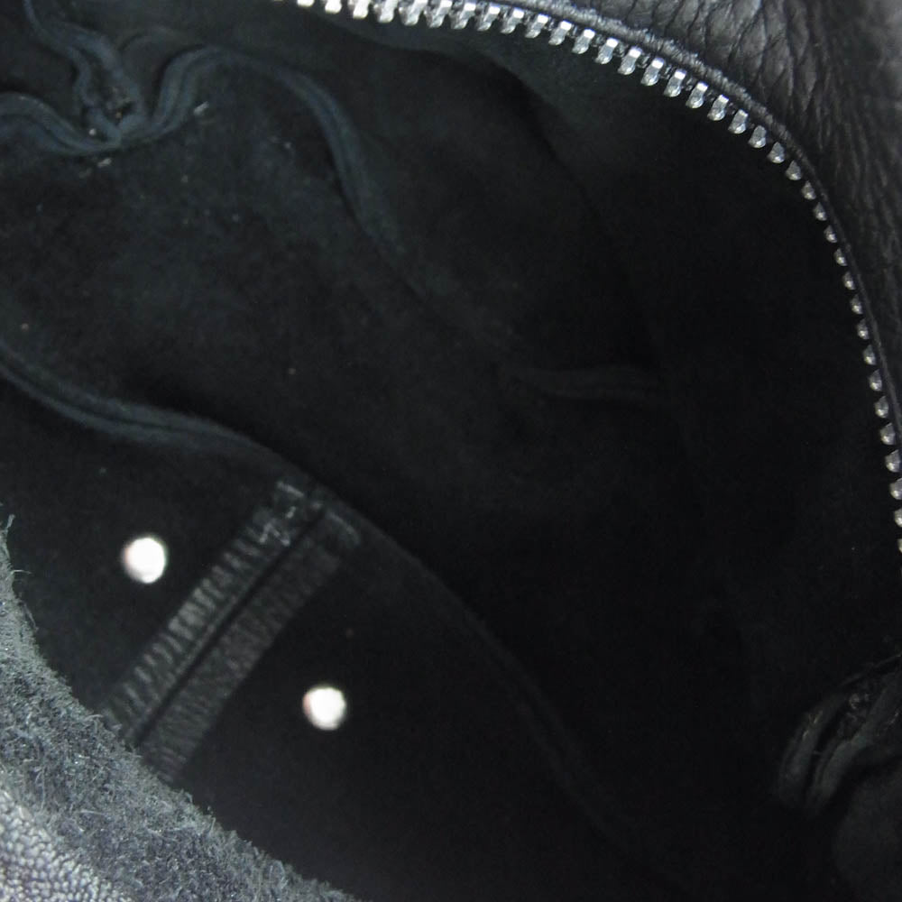 CHROME HEARTS クロムハーツ（原本有） SNAT PACK #1 スナットパック ダガージップ ガンスリンガーベルト レザー ウエストバッグ ブラック系【中古】