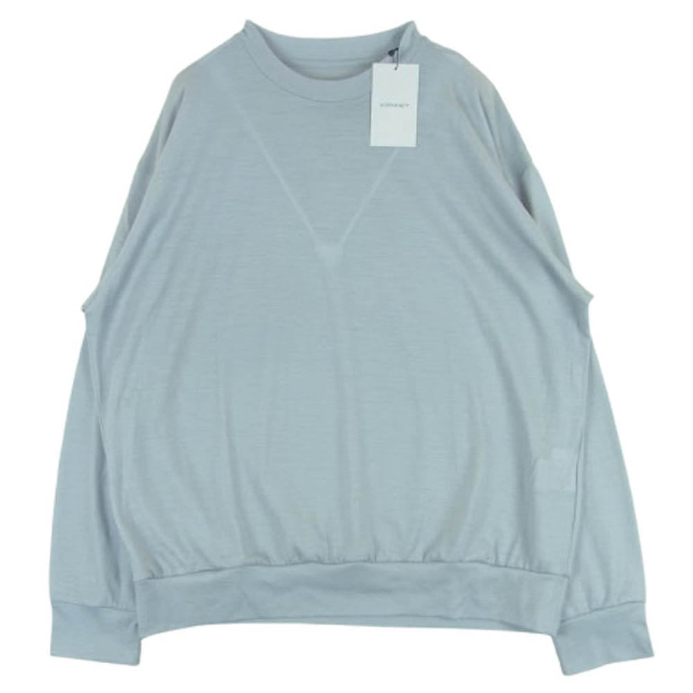 SOPHNET. ソフネット SOPH-250060 WASHABLE WOOL LS TOP サマーウール クルーネック ニット グレー系 M【新古品】【未使用】【中古】