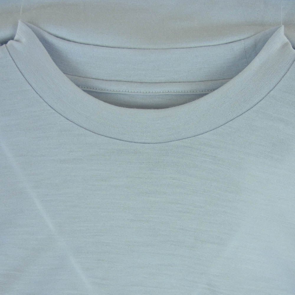 SOPHNET. ソフネット SOPH-250060 WASHABLE WOOL LS TOP サマーウール クルーネック ニット グレー系 M【新古品】【未使用】【中古】