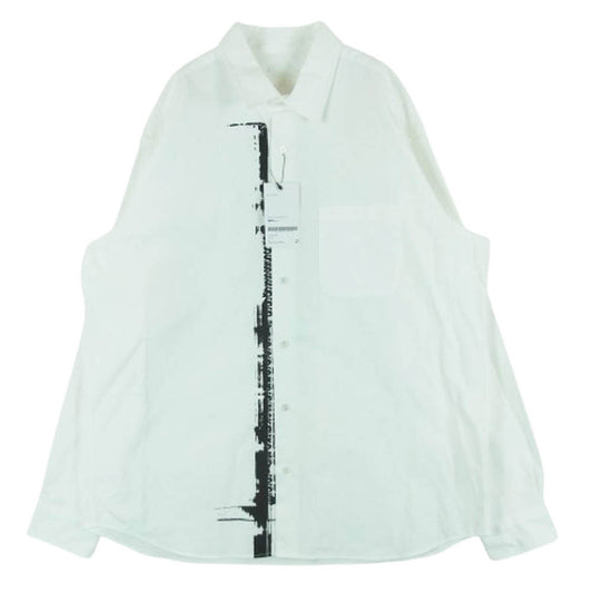 SOPHNET. ソフネット SOPH-250066 SIMON TAYLOR BROKEN BEAUTY SHIRT WHITE サイモン テイラー 長袖 シャツ ホワイト系 XL【極上美品】【中古】