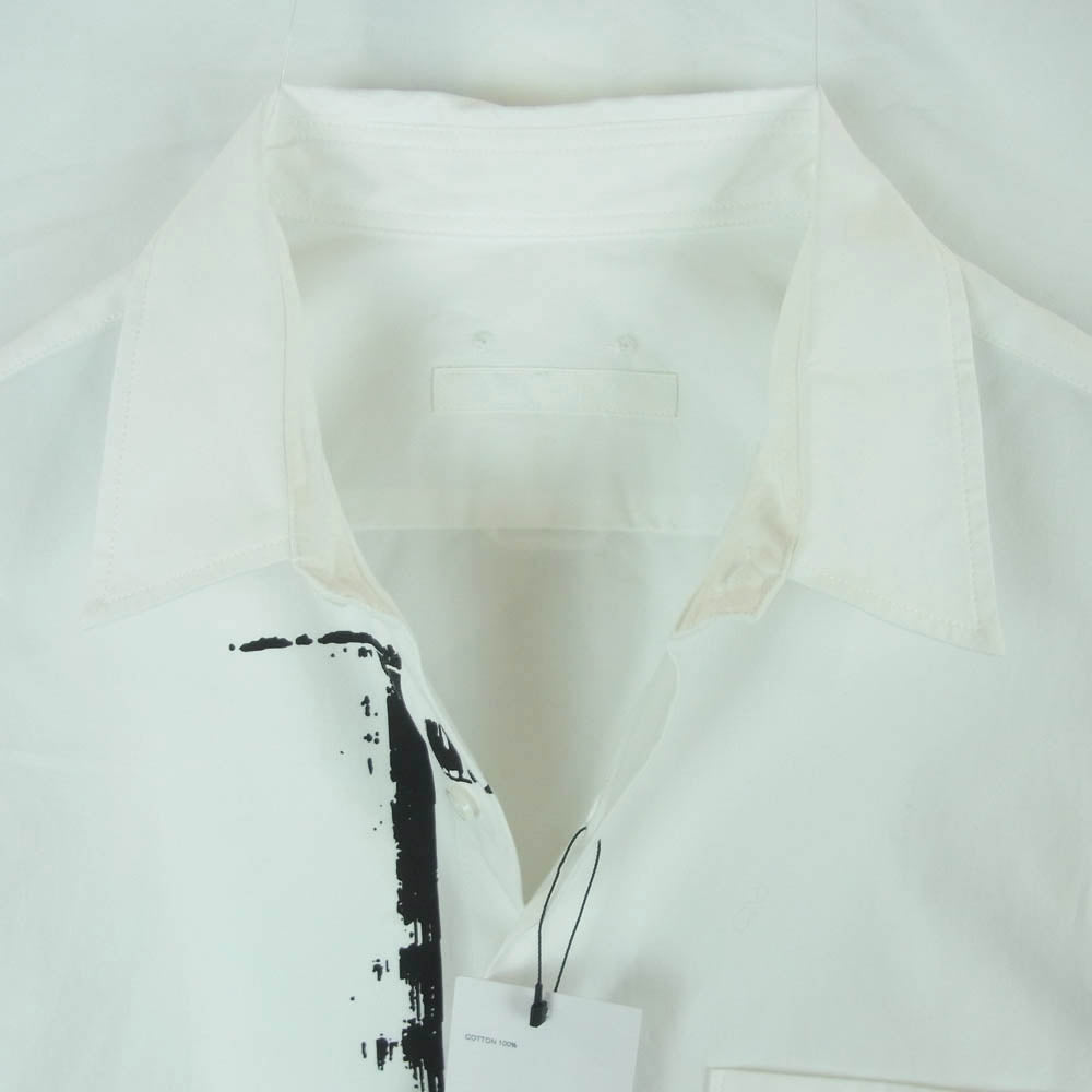 SOPHNET. ソフネット SOPH-250066 SIMON TAYLOR BROKEN BEAUTY SHIRT WHITE サイモン テイラー 長袖 シャツ ホワイト系 XL【極上美品】【中古】