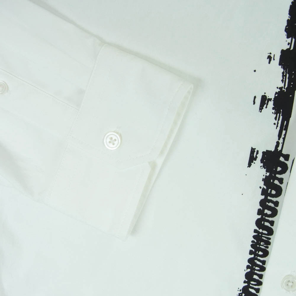 SOPHNET. ソフネット SOPH-250066 SIMON TAYLOR BROKEN BEAUTY SHIRT WHITE サイモン テイラー 長袖 シャツ ホワイト系 XL【極上美品】【中古】