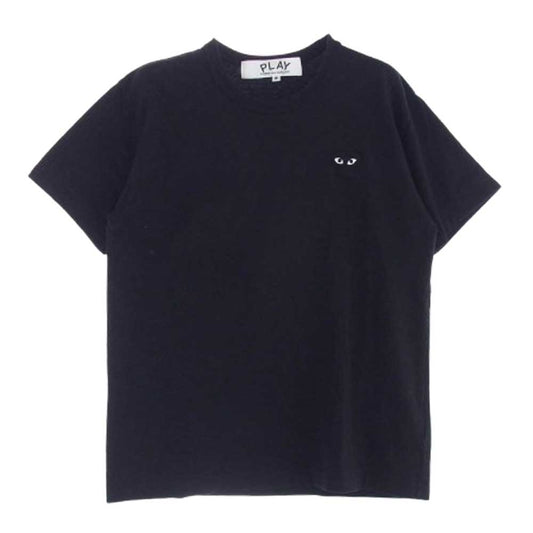 PLAY COMME des GARCONS プレイコムデギャルソン 24SS AX-T064 BLACKBLACK HEART T-SHIRT ハートワンポイント Tシャツ 半袖カットソー ブラック系 M【中古】