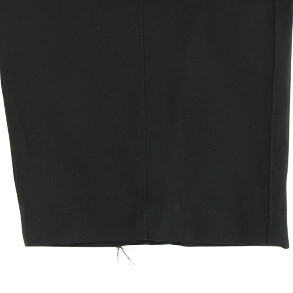 JIL SANDER ジルサンダー JSUO311031 MO200200 バックボタン ワイド スラックスパンツ ブラック系 44【中古】