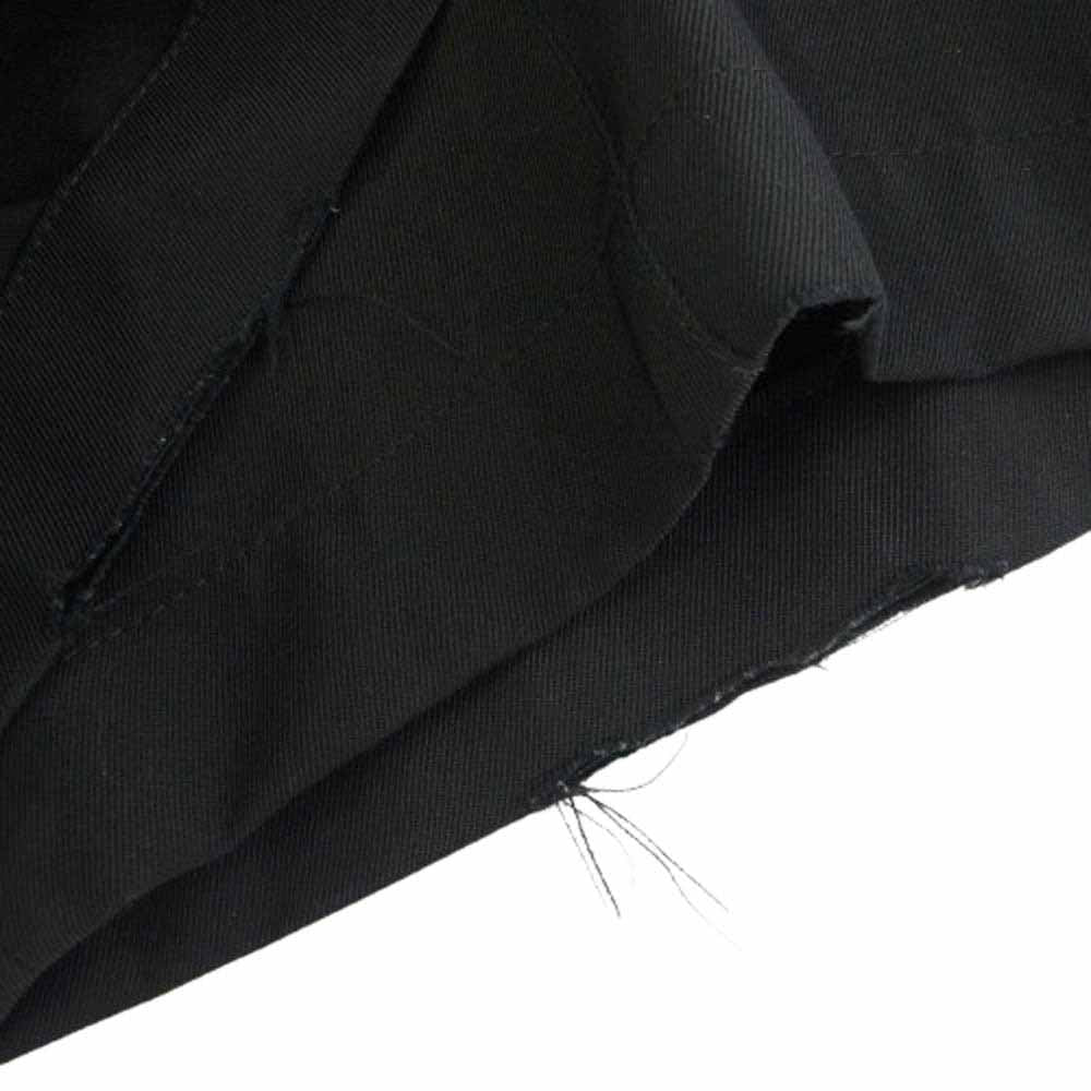 JIL SANDER ジルサンダー JSUO311031 MO200200 バックボタン ワイド スラックスパンツ ブラック系 44【中古】