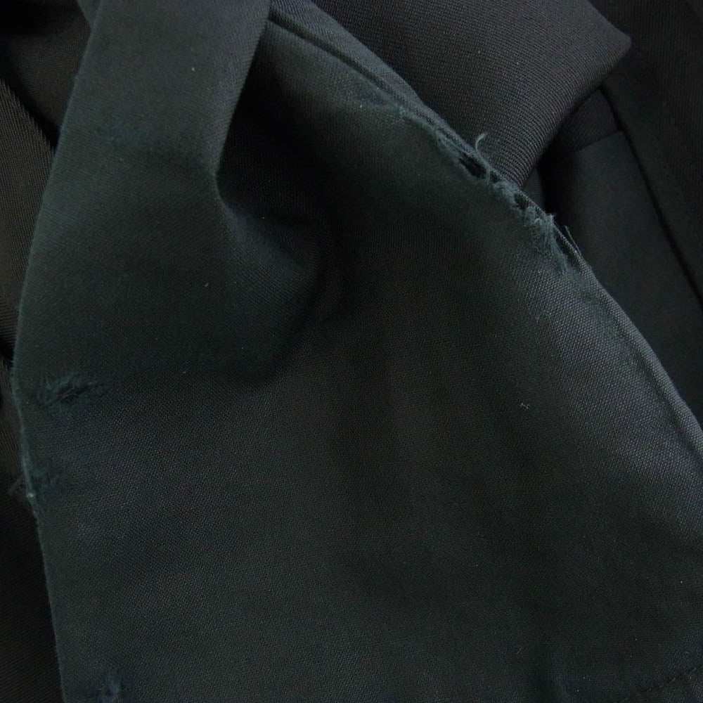 JIL SANDER ジルサンダー JSUO311031 MO200200 バックボタン ワイド スラックスパンツ ブラック系 44【中古】