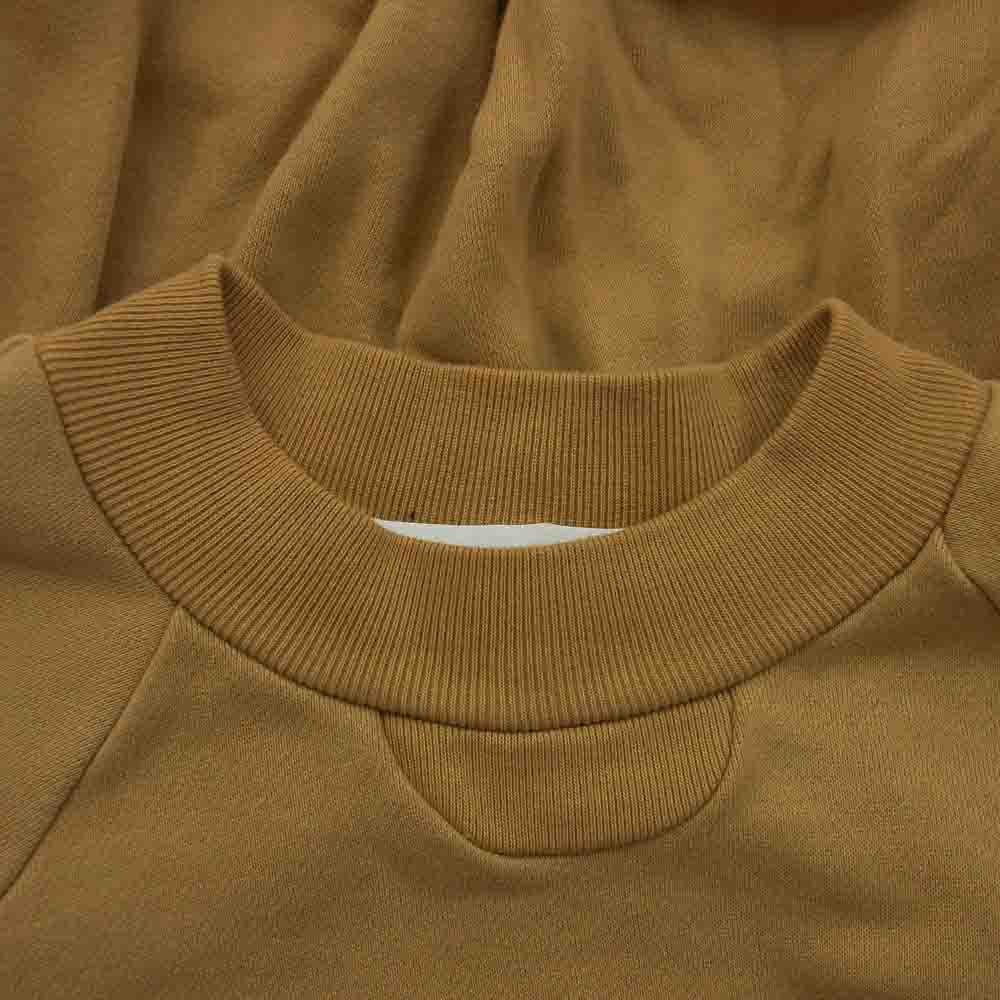 マメクロゴウチ 22AW MM22PF-JS718 Floral Motif Embroidered Sweatshirts フラワー刺繍 スウェット ディープイエロー系 2【中古】