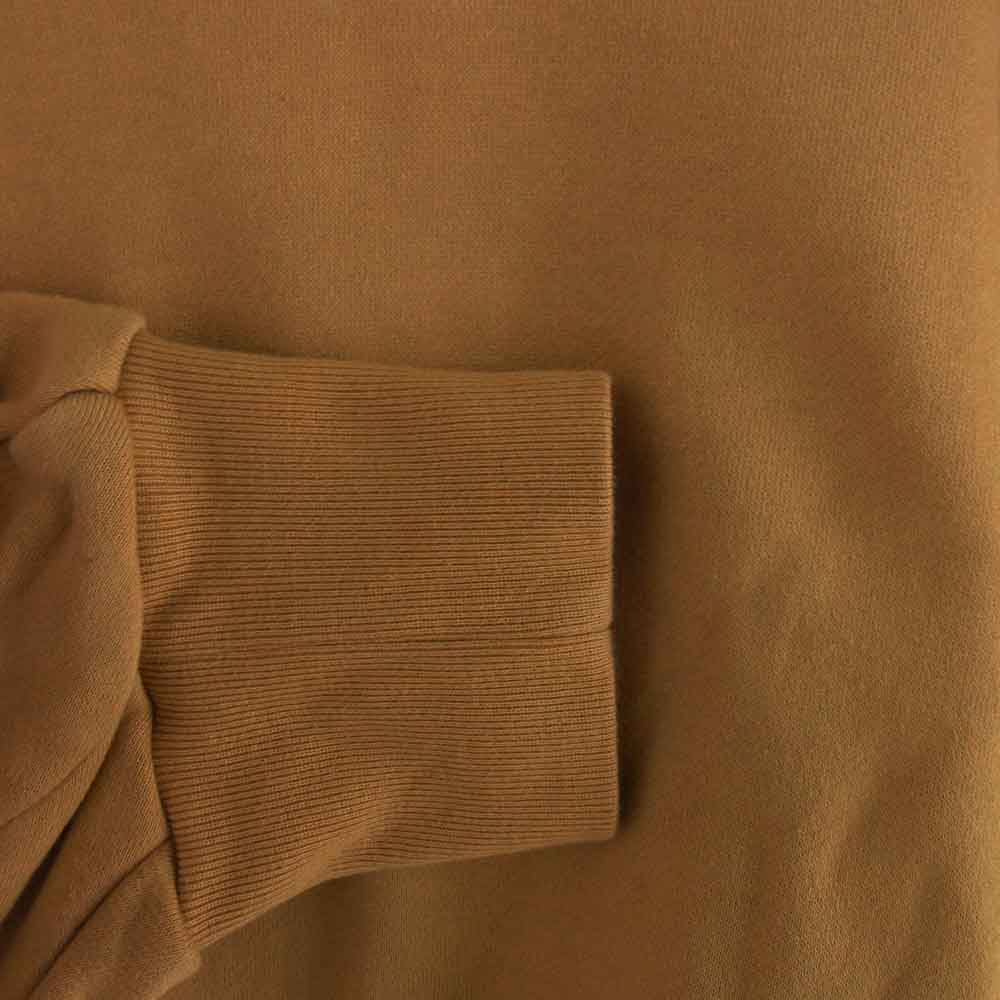 マメクロゴウチ 22AW MM22PF-JS718 Floral Motif Embroidered Sweatshirts フラワー刺繍 スウェット ディープイエロー系 2【中古】