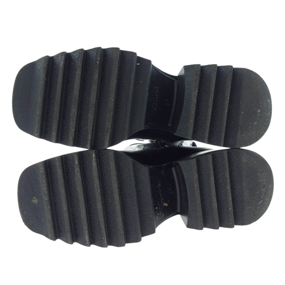 Chloe クロエ CHC19W239G800137W BETTY RAINBOOTS ベティ レインブーツ ロングブーツ ブラック系 37【中古】