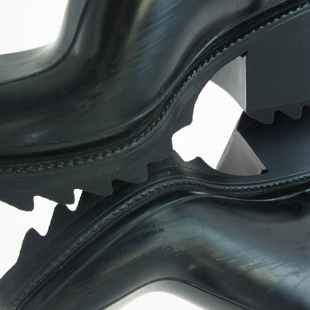 Chloe クロエ CHC19W239G800137W BETTY RAINBOOTS ベティ レインブーツ ロングブーツ ブラック系 37【中古】