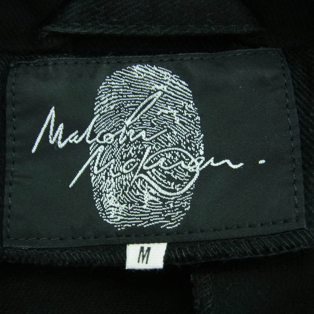 マルコムマクラーレン 90's ミリタリー アーミー シャツジャケット ブラック系 M【中古】