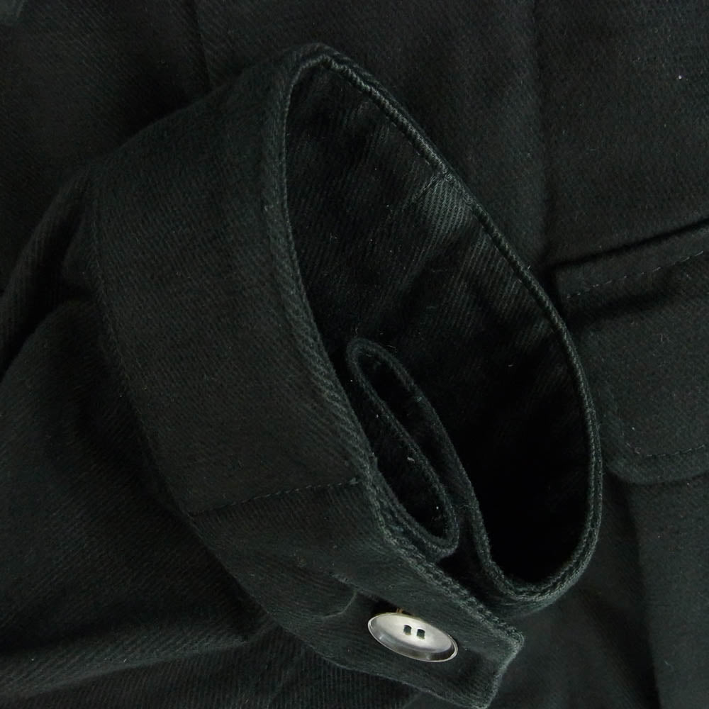 マルコムマクラーレン 90's ミリタリー アーミー シャツジャケット ブラック系 M【中古】