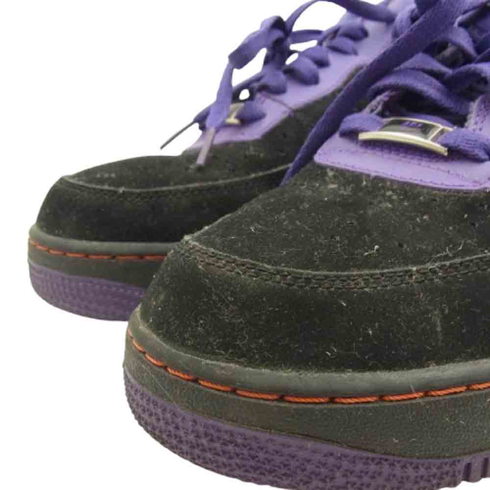 NIKE ナイキ 317295-051 Air Force 1 Low Charles Barkley Suns Away エアフォース1 ロー チャールズ バークレー サンズ アウェイ スニーカー ブラック系 パープル系 27.5cm【中古】