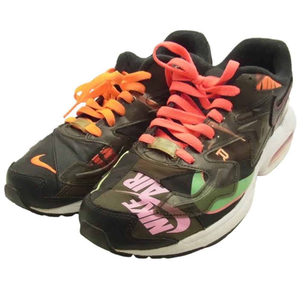 NIKE ナイキ CI5590-001 × ATMOS アトモス AIR MAX 2 LIGHT BLACK エアマックス2ライト ブラック スニーカー 28.5cm【中古】