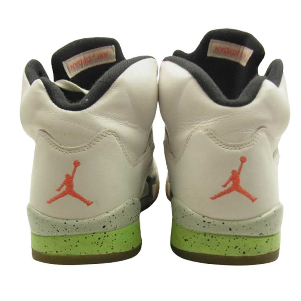 NIKE ナイキ 136027-115 AIR JORDAN 5 RETRO POISON GREEN エアジョーダン5 レトロ ポイズン グリーン スニーカー 28.5cm【中古】