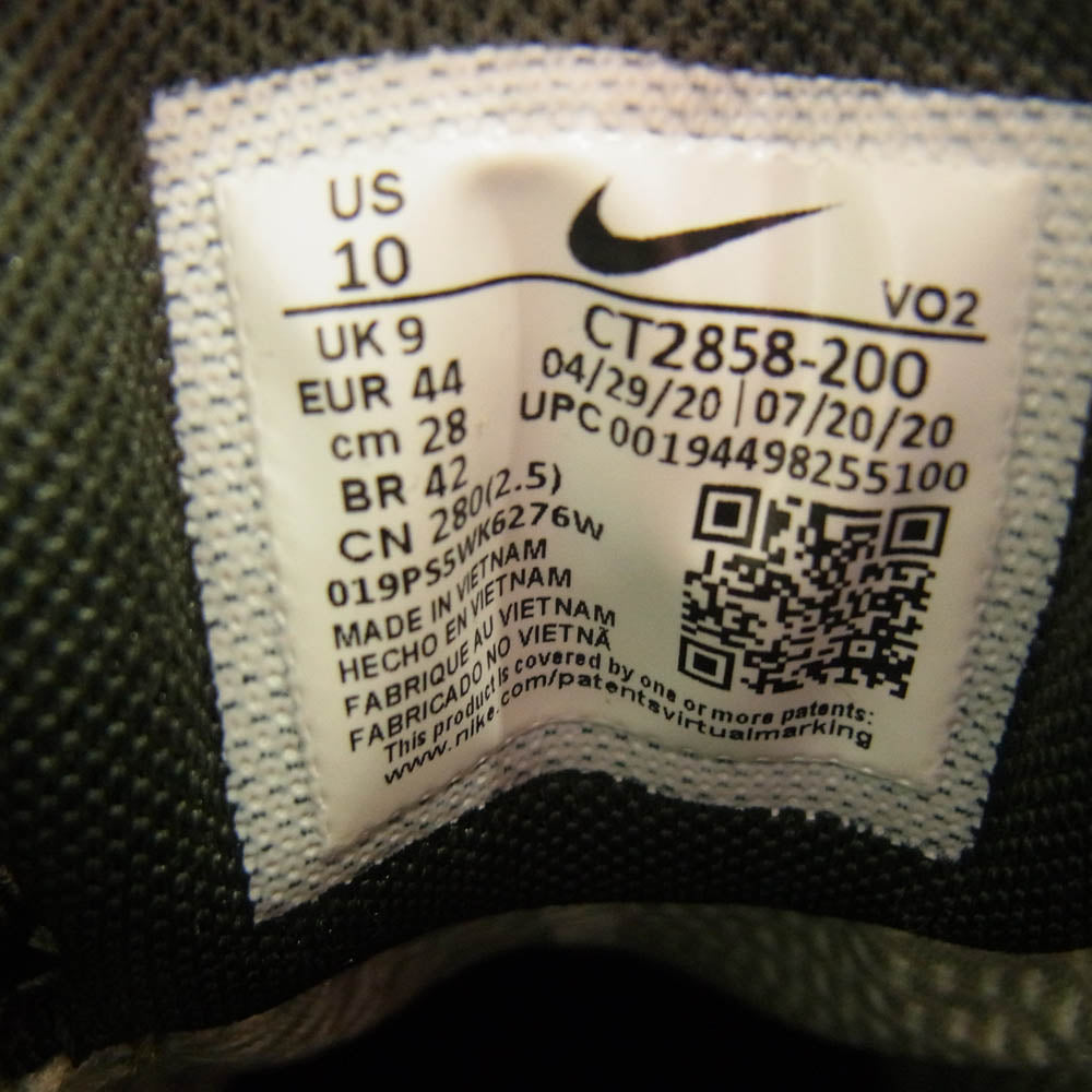 NIKE ナイキ CT2858-200 AIR FORCE 1 LOW GORE-TEX MEDIUM OLIVE エアフォース1 ロー ゴアテックス ミディアムオリーブ スニーカー グリーン系 28cm【中古】