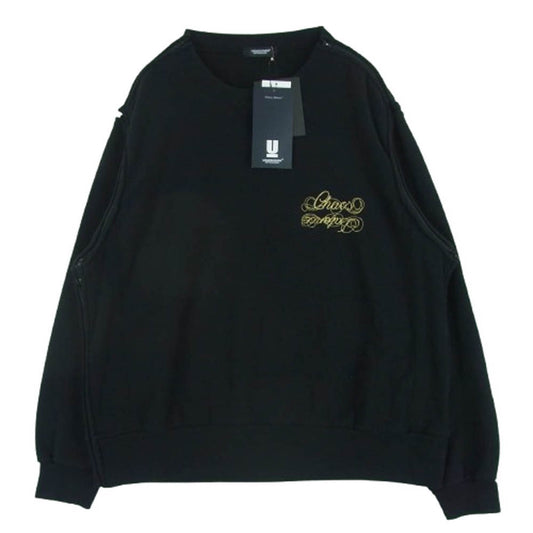UNDERCOVER アンダーカバー 25SS UC1E9809-2 EXCHANGE エクスチェンジ プルオーバー スウェット ブラック系 3【美品】【中古】