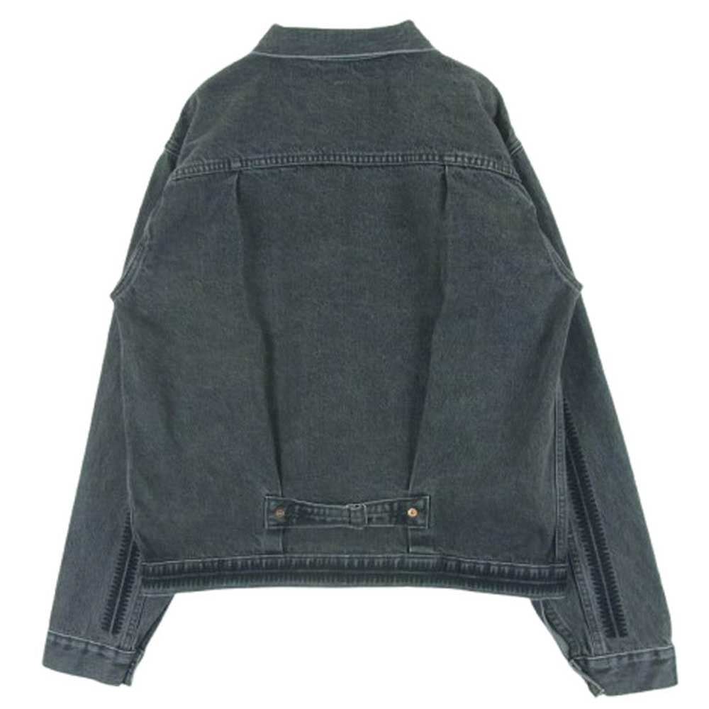 UNDERCOVER アンダーカバー UC1E9202 Levi's リーバイス GIZA刺繍 1st トラッカー デニム ジャケット グレー系 M【極上美品】【中古】