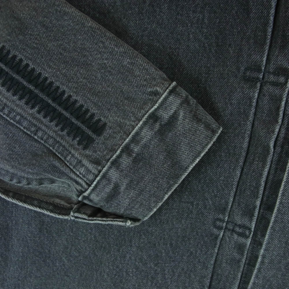 UNDERCOVER アンダーカバー UC1E9202 Levi's リーバイス GIZA刺繍 1st トラッカー デニム ジャケット グレー系 M【極上美品】【中古】