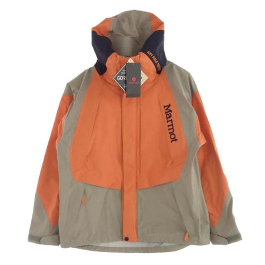 MARMOT マーモット TSFMR210AP × STABRIDGE スタブリッジ 3L ALPINIST JACKET GORE-TEX ゴアテックス アルピニスト ジャケット オレンジ×ベージュ オレンジ系 M【新古品】【未使用】【中古】