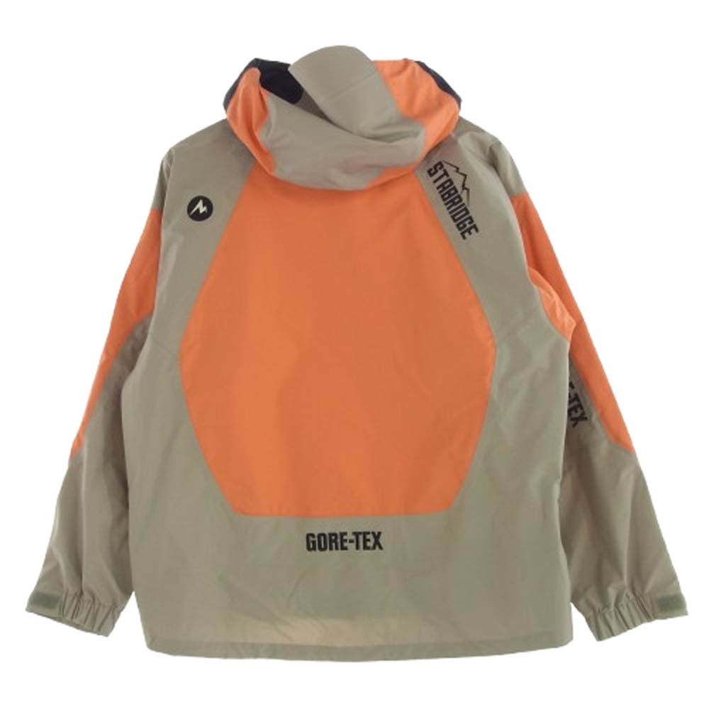 MARMOT マーモット TSFMR210AP × STABRIDGE スタブリッジ 3L ALPINIST JACKET GORE-TEX ゴアテックス アルピニスト ジャケット オレンジ×ベージュ オレンジ系 M【新古品】【未使用】【中古】
