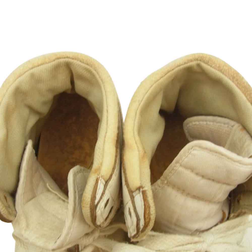 NIKE ナイキ 【観賞用】85年製 オリジナル AIR JORDAN1 エアジョーダン 1 ハイカット スニーカー WHITE × GREY ホワイト系 25.5cm程度【中古】